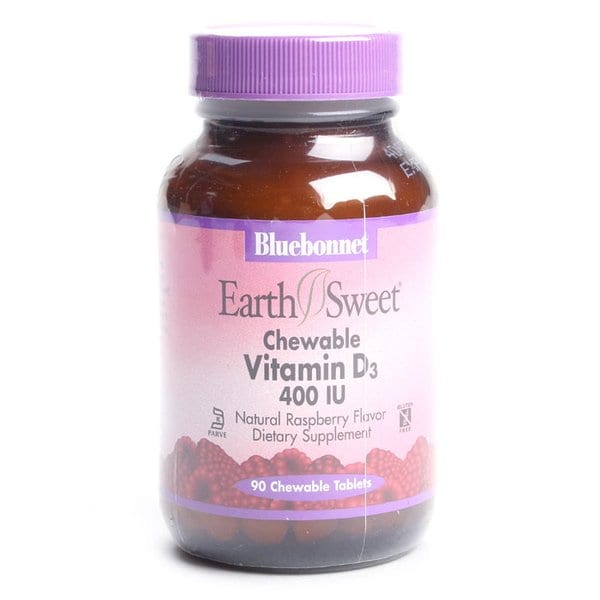 블루보넷 맛있는 비타민D 400IU 츄어블 90정 레즈베리맛