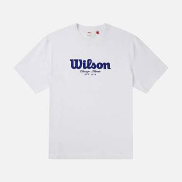 윌슨 퓨어드라이 빅로고 티셔츠 UNI/WHT/W253003NTS75