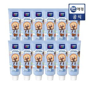 키즈 플러스 브레드이발소 치약 3스텝  80g 12입