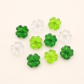 약 75pcs 네잎클로버 비즈 88124H0