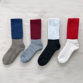 [NISHIGUCHI KUTSUSHITA] Mohair Wool Pile Socks_NK0703