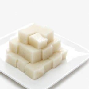 로뎀푸드 누드 빙수떡 160g 사각 미니 찹쌀떡 (냉동)