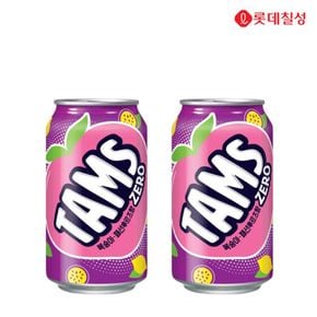 탐스 제로 복숭아 패션후르츠향 355ml 24캔[33659820]