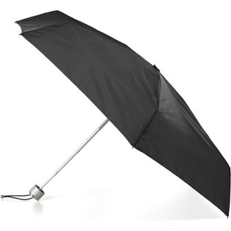  미국 토스 우산 totes Compact WaterResistant Travel Foldable Umbrella One Size 블랙 1555349