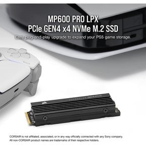 CORSAIR MP600 PRO Low Profile 2TB [LPX PCIe Gen4 x4 NVMe M.2] SSD CSSD-F2000GBMP600PLP PS5