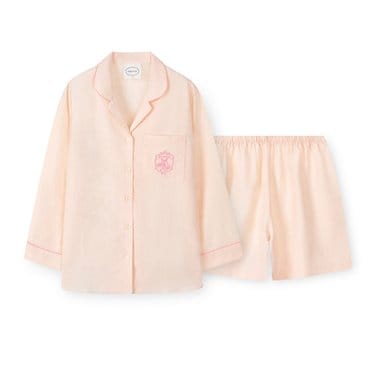 오르시떼 여성 F065 멜로우피치 긴소매+3부팬츠 set
