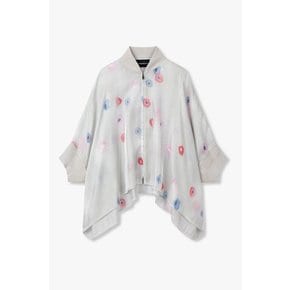 여성 플라워 패턴 글로시 카방 코트 A525110516001