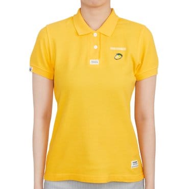 혼가먼트 골프웨어 여성 반팔티셔츠 HCW 2A AP01 YELLOW
