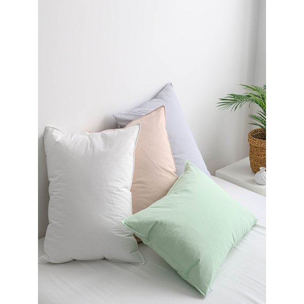 면고밀도 레베카 바이오워싱 무봉제 순면 호텔식 베개커버 50x70