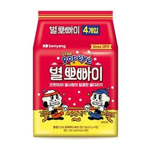 MENOUZ61_52EF삼양 물 별뽀빠이 멀티팩 72g 4입
