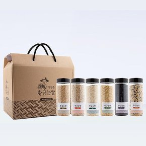 프리미엄 잡곡선물세트 2호(찰현미,보리쌀,찹쌀,찰보리쌀,찰흑미,모듬잡곡,각400g)