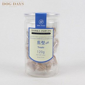 프리락토스 유산균 간식 소프트타입 트릿 120g.도그데이즈