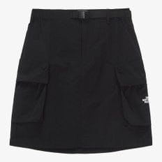 [노스페이스 공식] NK6NR40A 여성 마운틴 카고 스커트_BLACK