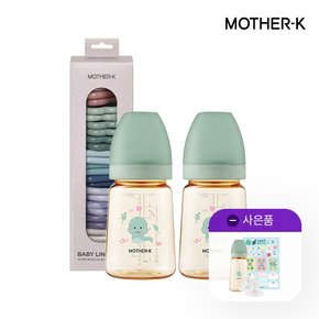 [3종 GIFT] 2025 웰컴 수유 패키지 (PPSU젖병 180ml 트윈팩+고리세트 30P)