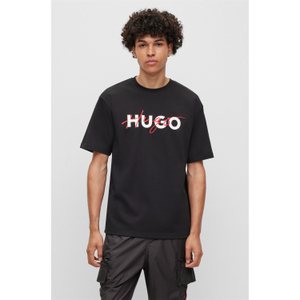 휴고 [FA23] 릴렉스핏 더블로고 티셔츠(50494565001)