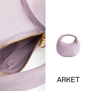 ARKET 아르켓 라일락 라운디드 미니 토트 백