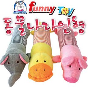 퍼니토이 강아지장난감 동물나라인형-색상임의