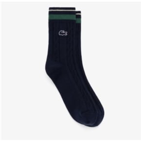 [시흥점] 25SS 여성 스트라이프 케이블 미들 양말 RA936E-55G