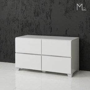 토니 UV하이그로시 1000 와이드서랍장 2단서랍장 서랍장_(534153)