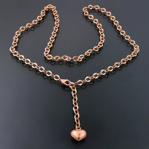 18K GOLD [목걸이] P라운할로우 3.5mm