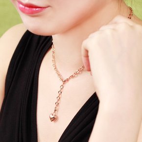 18K GOLD [목걸이] P라운할로우 3.5mm
