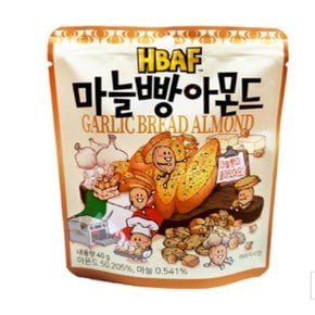 HBAF 바프 길림 마늘빵 아몬드 40g x 66개