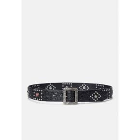 5165384 Lauren Ralph EMBELLISHED TOOLED LEATHER WIDE BELT - Belt black