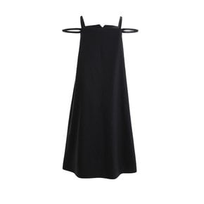 23SS Ravel button dress_black