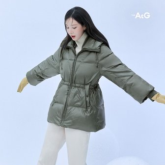 더엣지 24FW 글로시 구스 푸퍼 다운