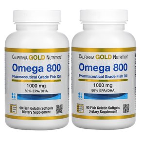 캘리포니아 CGN 오메가 800 피시오일 90정 2병