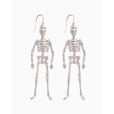 EGO 해골 드롭 귀걸이 SKULL DROP EARRINGS SILVER