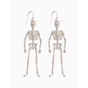 EGO 해골 드롭 귀걸이 SKULL DROP EARRINGS SILVER