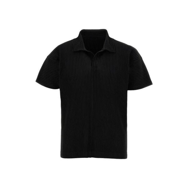 24SS 옴므 플리세 이세이 미야케 폴로 티셔츠 759398 Black