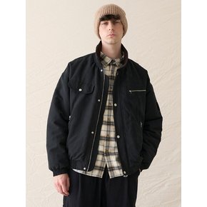 Bomber Padding Work Jacket CSOj-107 (black) [Unisex]