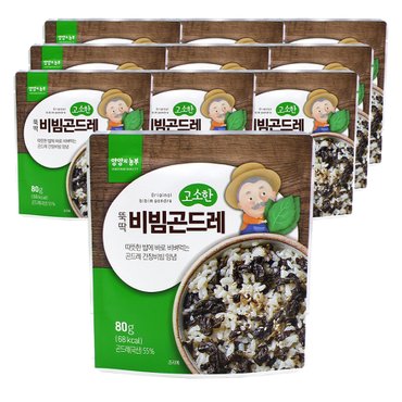 자연두레 고소한 뚝딱 비빔곤드레 80g x 10개