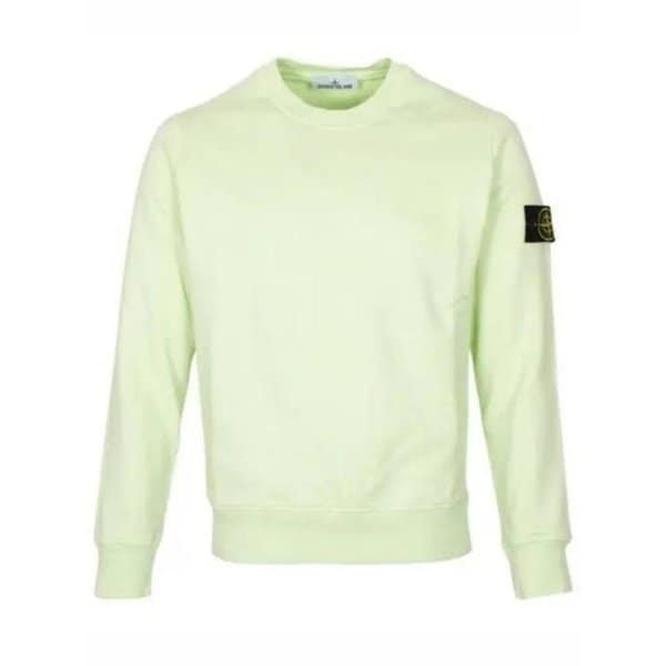 스톤 아일랜드 긴팔 티셔츠 101563051V0052 LIGHT GREEN DOM