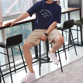 WMB 남자 빅사이즈 솔리드 쿨 반바지