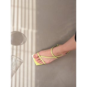 Strappy Flat Sandals  MD20SS1064 Neon-Yellow