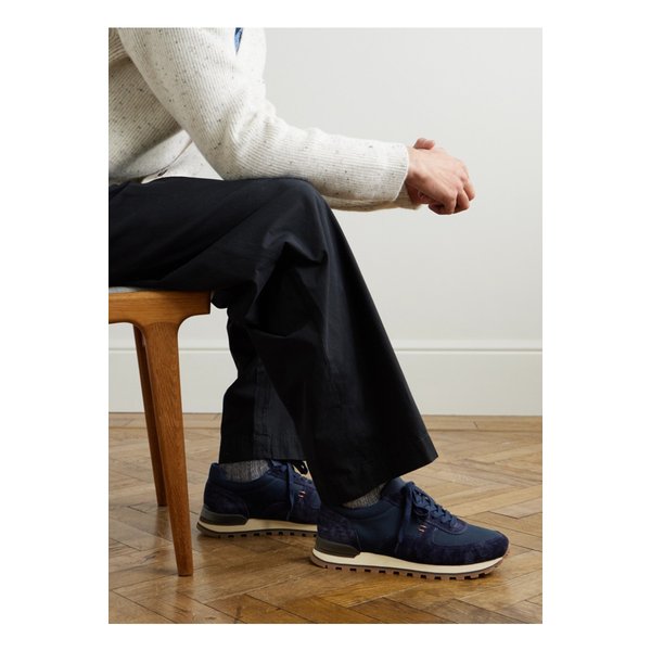 미스터 피 카를로스 스웨이드 메쉬 스니커즈 46376663162923984