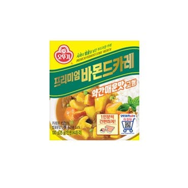 오뚜기 프리미엄 바몬드카레 약간매운맛 고형 100g