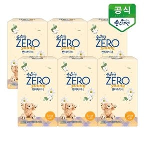 순수한면 생리대 제로 영 팬티라이너 롱 40P x 6팩