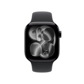 [픽업]애플워치 S11 GPS 42mm 제트 블랙 알루미늄 케이스 블랙스포츠밴드 S/M MEQT4KH/A