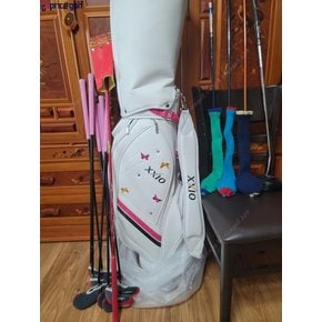 중고 Lady XXIO Golfclub fullset caddie bag New.