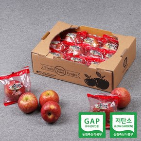 [이슬마루] GAP 저탄소 인증 세척사과 부사 2kg(9~11과)