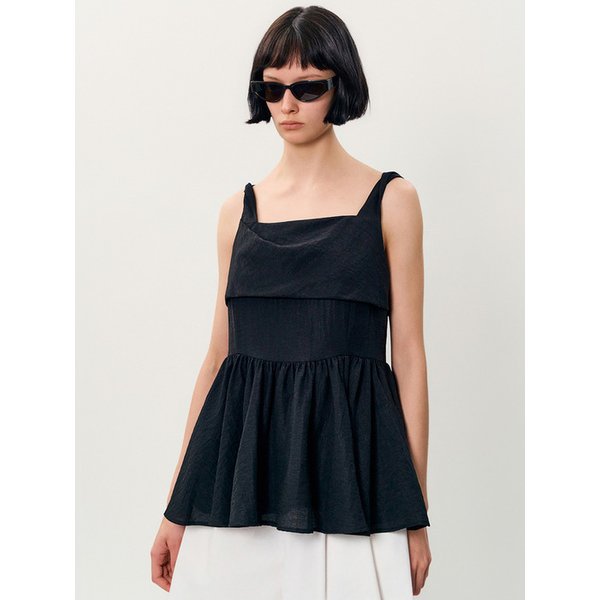 weena sleeveless blouse _ Black