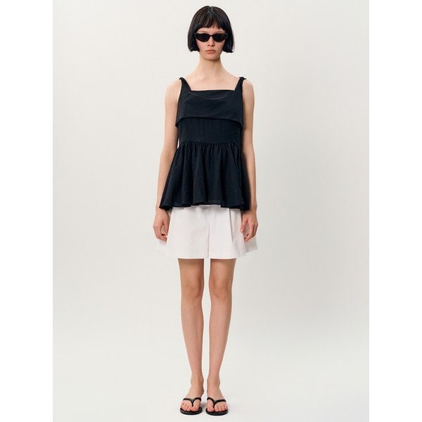 weena sleeveless blouse _ Black