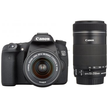  Canon SLR EOS 70D EF-S18-55 IS STMEF-S55-250 IS STM EOS70D-WKIT 디지털 카메라 더블 줌 킷