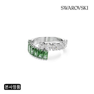 스와로브스키 [본사정품/쇼핑백증정] Matrix 그린 로듐 반지 5722455_5722456_5722457