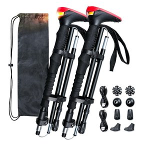 앰풀라Ampulla IP65 Trekking Poles Shock Absorbing Adjustable 등산 극 진동 감소 조정 가능한