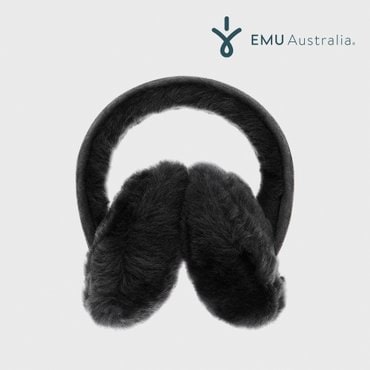 EMU Australia [공식판매처] 이뮤 Angahook 어그 양털 귀마개 Black